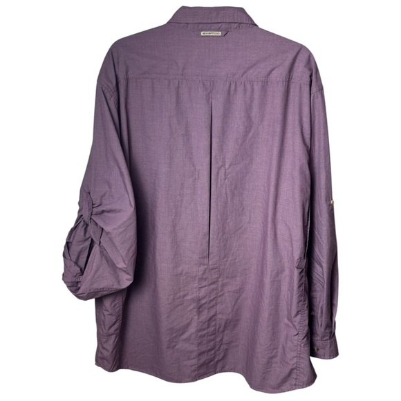 Exofficio Insect Shield Purple Lightweight Button up Outdoors Camping Hiking XXL - Picture 7 of 9
